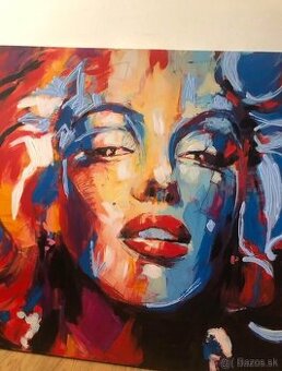 Marilyn Monroe obraz ručne maľovaný veľký obraz 120x80cm