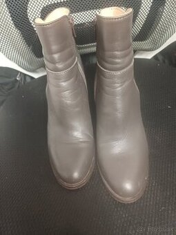 Pietro Filipi Kožené Členkové Čižmy, 38, Made in Italy