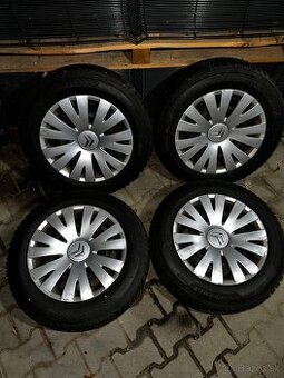 Predám disky citroen 4x108 + nové zimné pneu 195/65 R15