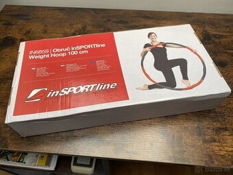 Obruč InSPORTline Weight Hoop 100 cm - Hula Hoop