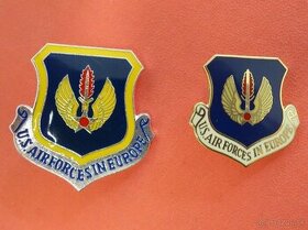 2x odznak letectvo USA v Európe
