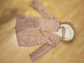 Zimná bunda dievčenská 140 - 1