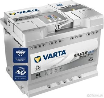 VARTA Batéria Silver Dynamic AGM A8,12 V 60 Ah 680 A