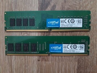 16GB Crucial 2x 8GB DDR4 2400 CL17