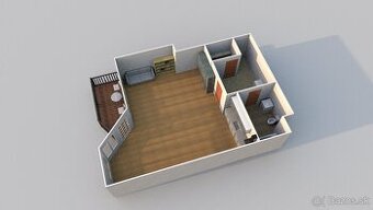 Prenájom bytu 1+kk, 52 m2, Jégeho alej