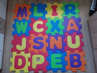 Penové puzzle - obojstranné, 25ks