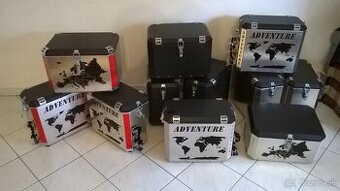 Hliníkové kufre, nosiče kufrov