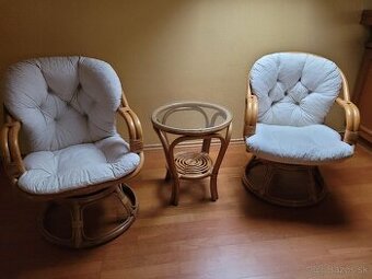 Ratanová sedacia  súprava