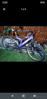 bicykel SCIROCCO, celoodpružený, 24 "kolesá, pre vek 8 až12