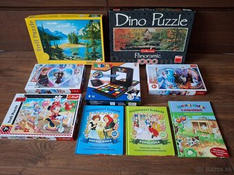 Knihy a puzzle