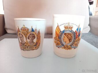 Predam historickè korunovacne hrnčeky r.1937 a 1953