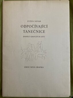 E. Nevan - Odpočívající tanečnice (12 grafík), 1946