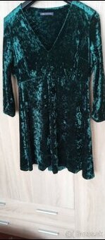 Dámske velurove šaty xl dlhý rukáv M&S