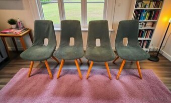 Set 4 retro stoličiek