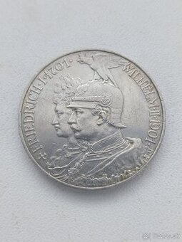 Mince strieborne Toliare a 5 marka nemecko