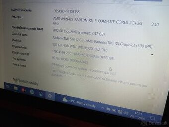 Predam HP notebok cerveny