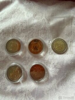 2 eurové mince