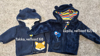 Mikiny - rôzne značky, veľkosť 68