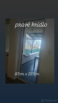 Predám použité okná LEN KRÍDLA