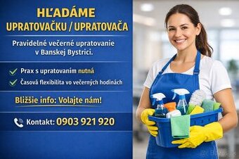 Upratovačka/Upratovač – Banská Bystrica