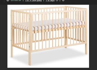 Klasická drevená postieľka