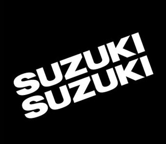 Nalepky SUZUKI biele veľke 34x6cm