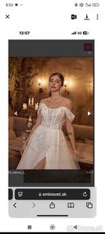 Svadobné šaty vel. 40