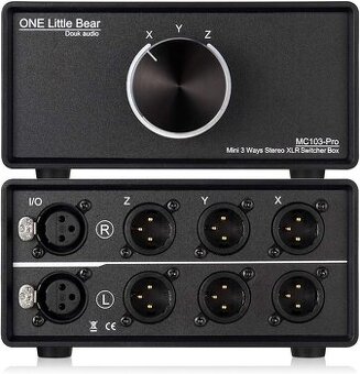 Audio prepínač 3x kanál