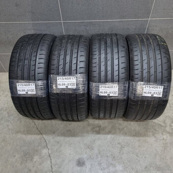 Letné pneumatiky 215/40 R17 CONTINENTAL