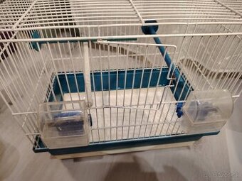 Klietka vhodná pre kanárika, zebričku