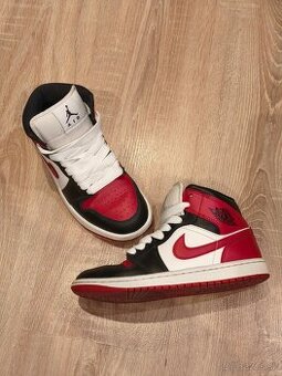 Tenisky Air Jordan 1 Mid Alternate Bred Toe