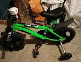 detský bicykel, 12" zeleny