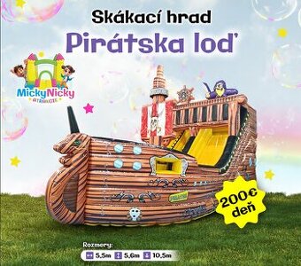 Nafukovacie skakacie hrady na prenajom