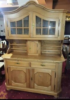 Pribornik, masív, v 210, s 150, h 60 cm, dvacdiely, bazar