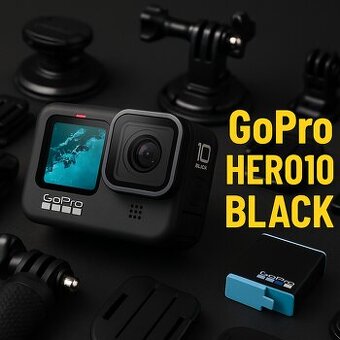 GoPro HERO10 Black – kompletný set s príslušenstvom