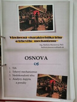 Tlačené prednášky a poznámky EF UMB