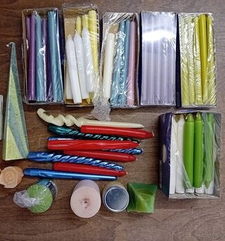 Sviečky - do svietnikov, vianočné, neutrálne