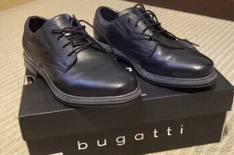 Čierne pánske spoločenské topánky Bugatti č.41 nové