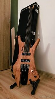 5 strunová fretless basa