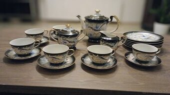 Starožitná porcelánová súprava Japan Dragon ware