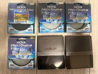 Foto filtre HOYA Pro1 Digital + Cokin P – TOP stav