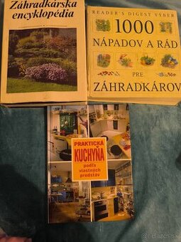 Záhradkárske knihy + kuchyňa