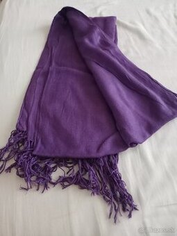 Šál dámsky fialový