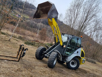 Čelný kolesový nakladač Kramer 5075 Vidly a lyžica 353 Motor