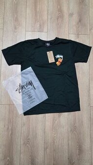 Stüssy Fuzzy Dice Tee dark green/orange