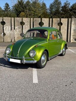VW Beetle 1966 – krásny zelený veterán, 1200 motor
