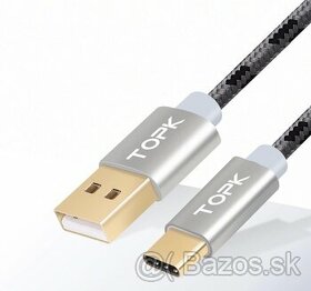 Dátový a nabíjací kábel Micro USB alebo Type C
