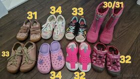 Dievčenské gumaky, tenisky, sandalky - 1