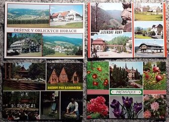 Pohľadnice - miestopis ČR - 800 ks