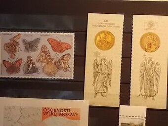Poštové známky Slovensko -obrázky z aršíkov
